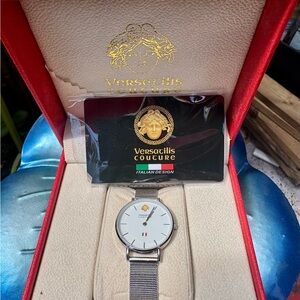 Women’s Silver Mesh Watch - White Dial